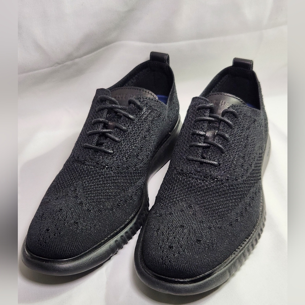 Cole Haan 2.Zerogrand Stitchlite Oxford (knit) Men's size 7.5m Black